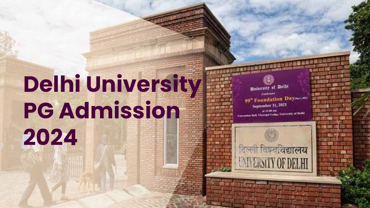 Delhi University PG Admission 2024